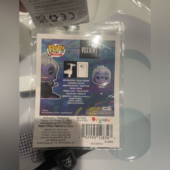 Disney The Little Mermaid Ursula Funko Pop! Oversized Halloween Costume Mask NWT - Picture 7 of 12